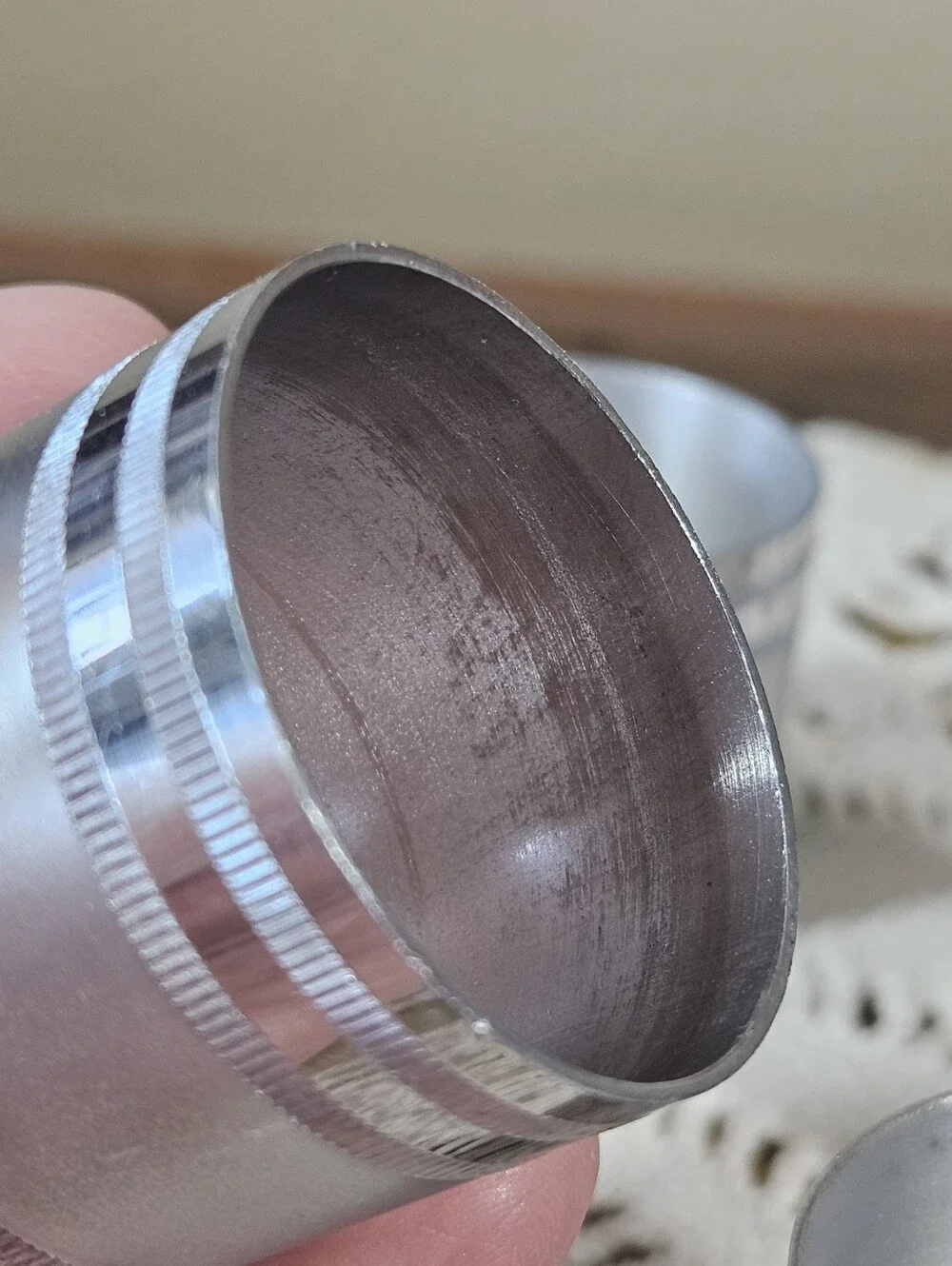 Set of 6 Metal Napkin Ring Holders